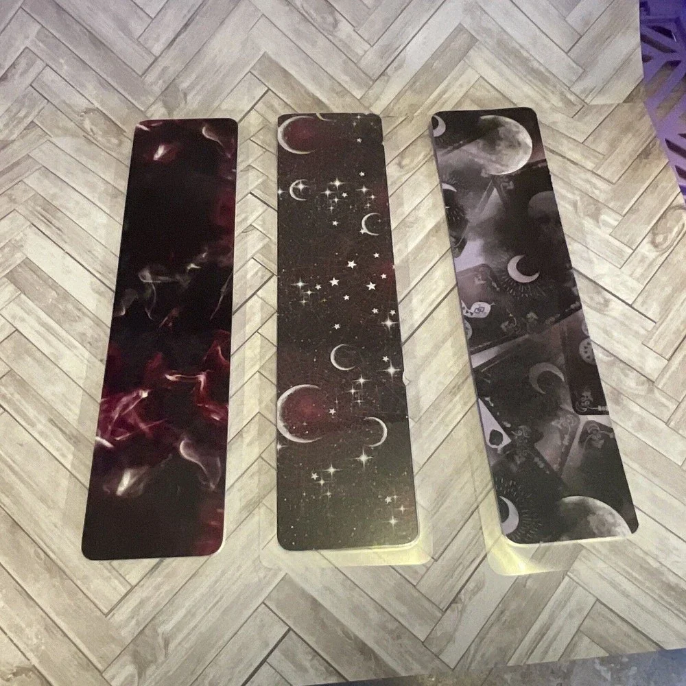 Eclipse Dark Magic LAMINATED BOOKMARKS Set Of 3 Double Sided